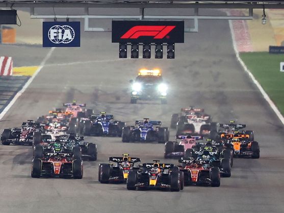Salida de un Gran Premio de Fórmula Uno