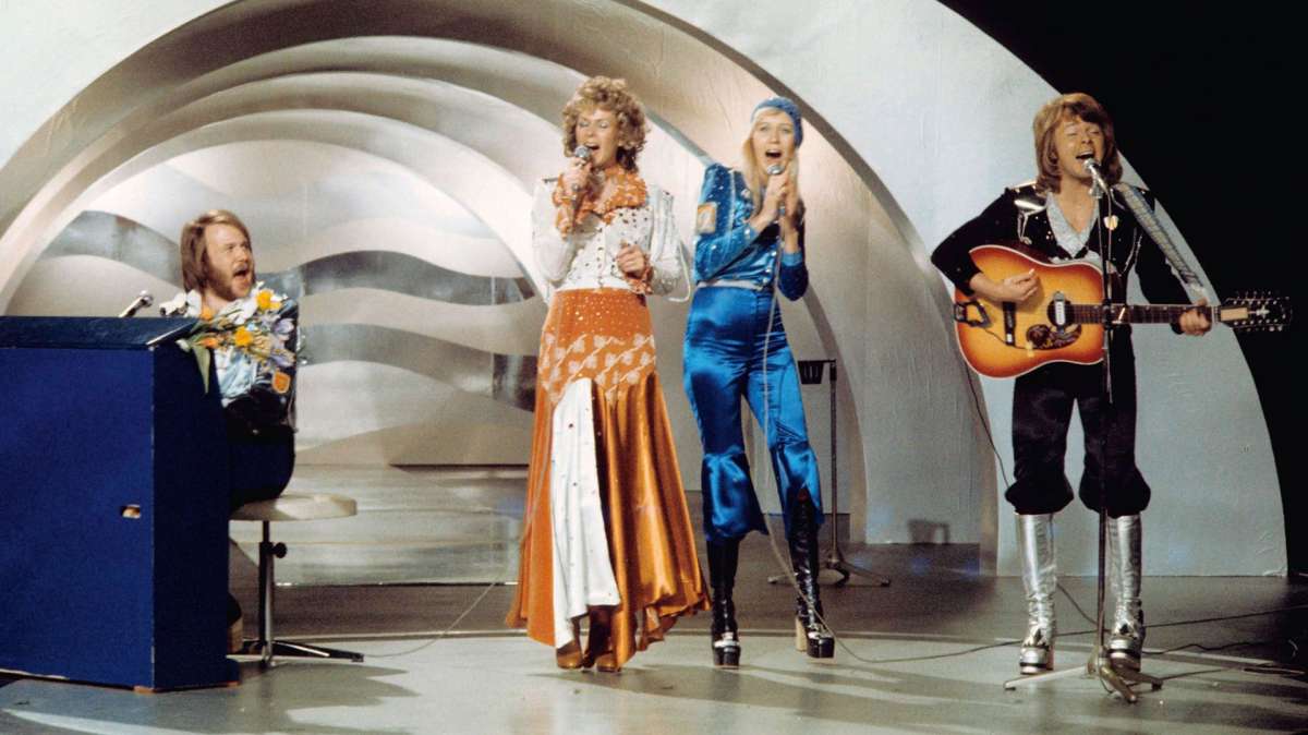 ABBA logró la fama internacional al triunfar en el Festival de Eurovisión 1974.