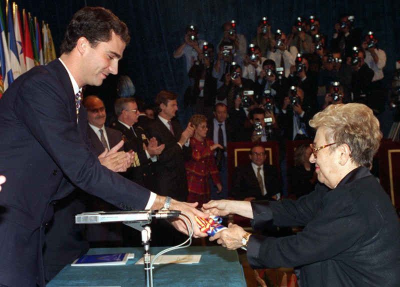 Alicia Larrocha recibió el Premio Príncipe de Asturias de 1994.