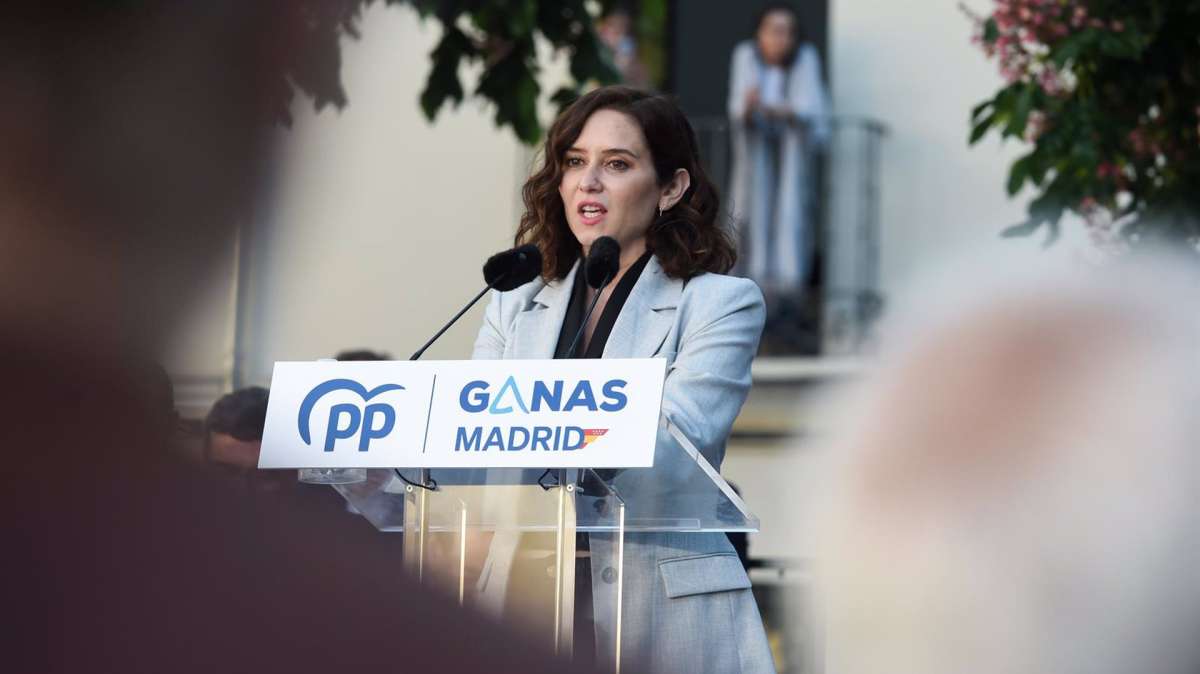 elecciones La presidenta de la Comunidad de Madrid y presidenta del Partido Popular de Madrid, Isabel Díaz Ayuso.