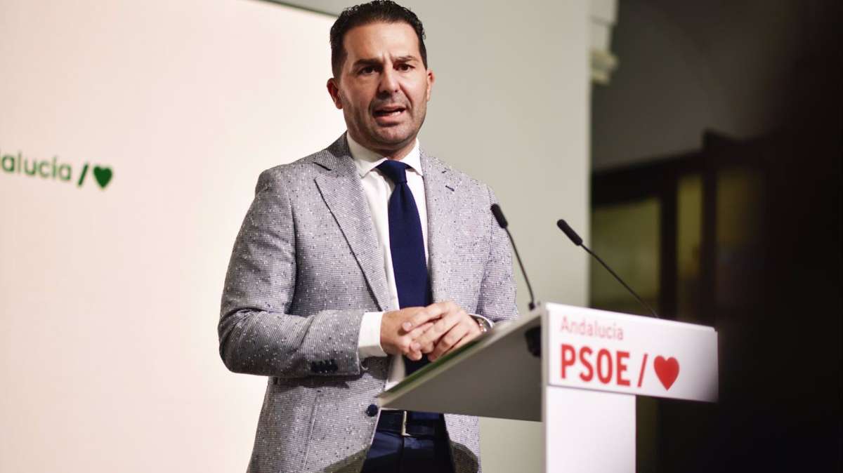 El secretario de Organización del PSOE-A, Noel López, supuestamente implicado en el caso de Maracena.