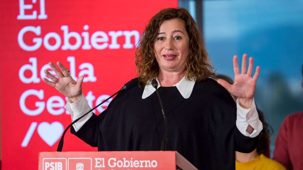 La presidenta del Gobierno de las Islas Baleares, Francina Armengol.