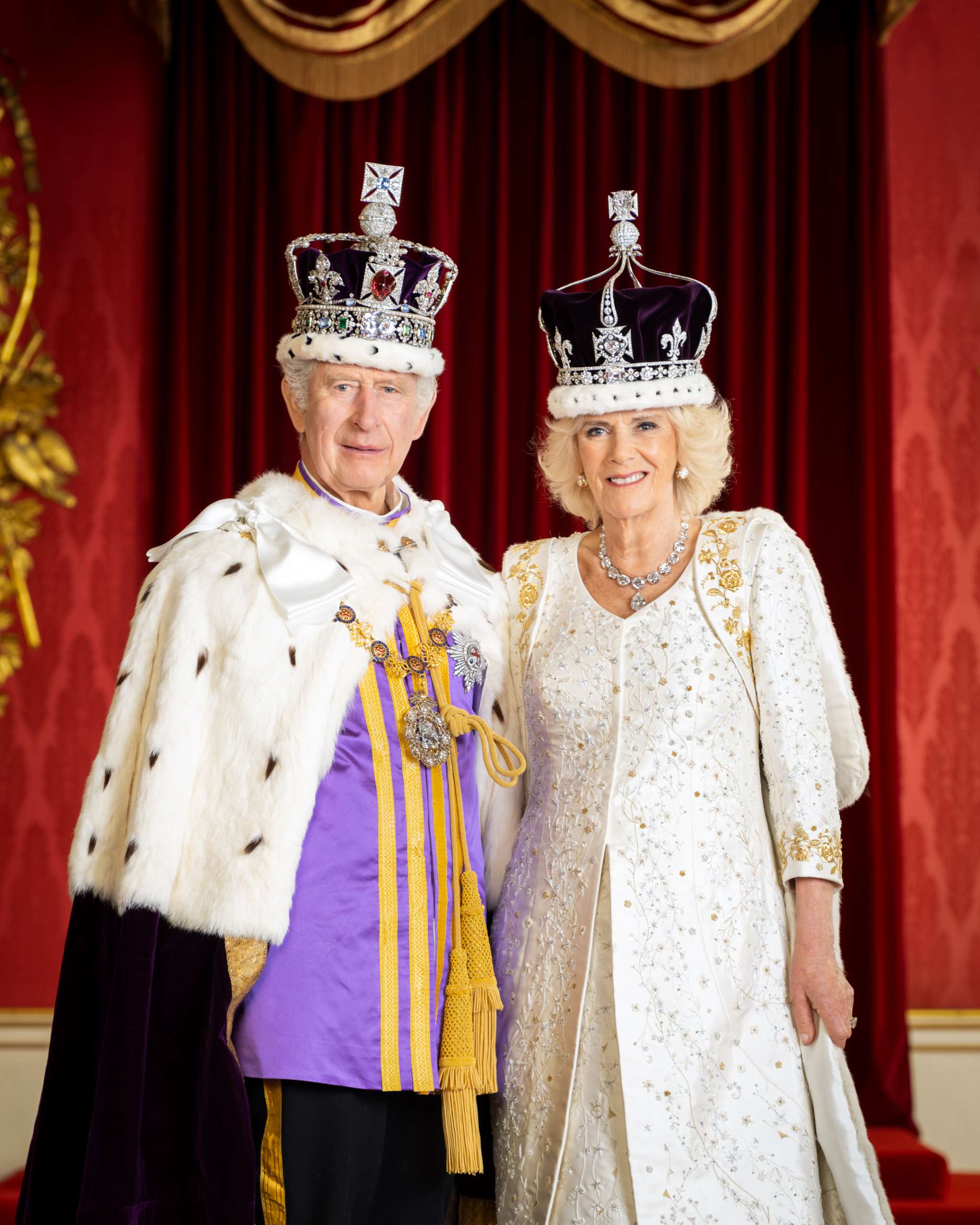 Los reyes Carlos III y Camila.