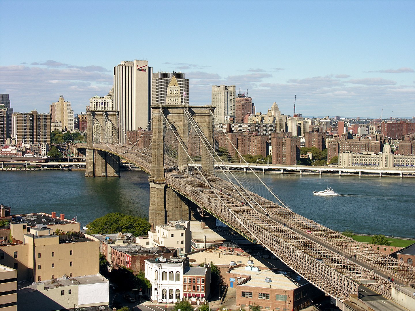 Puente de Brooklyn en Nueva York.