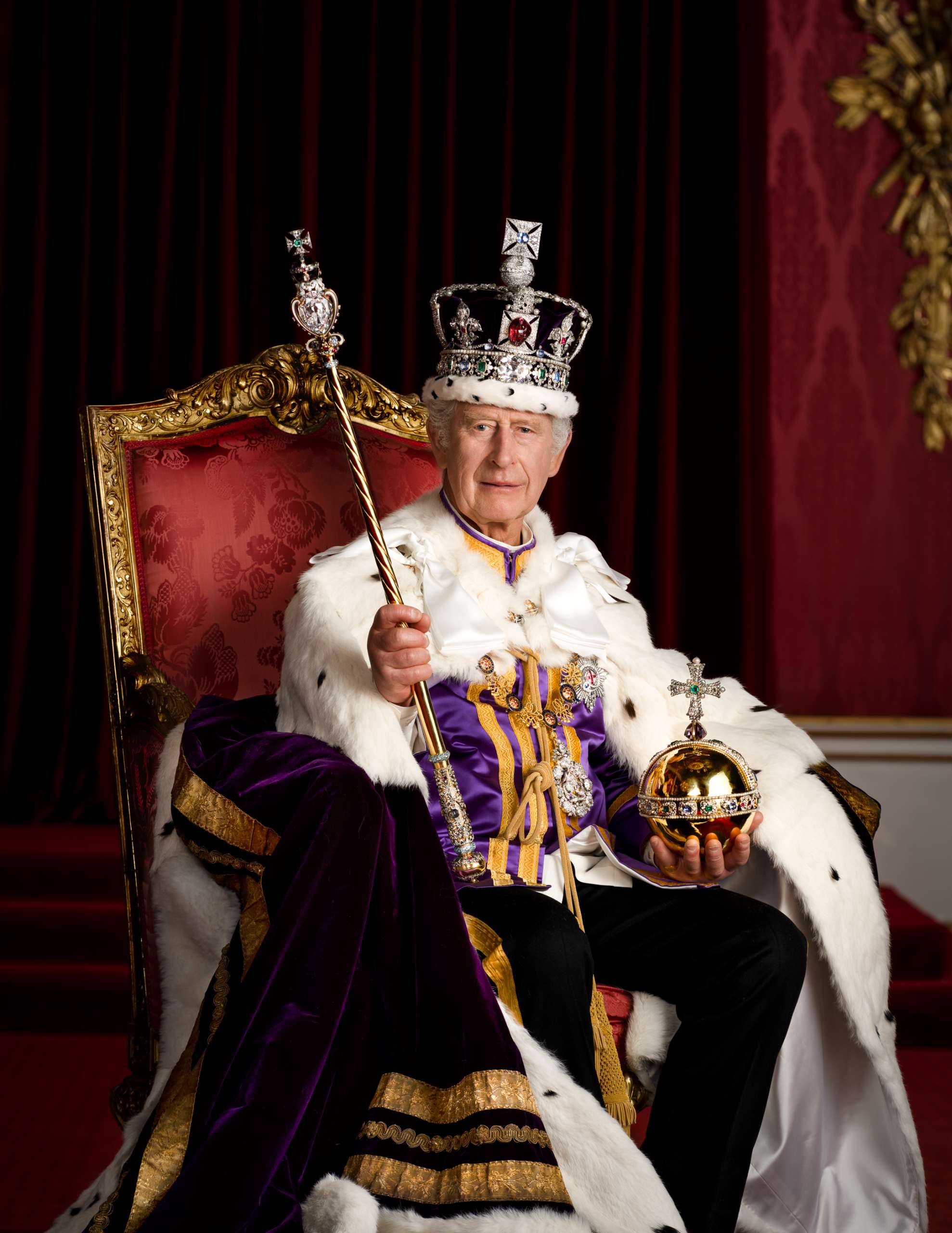 Retrato oficial del rey Carlos III.