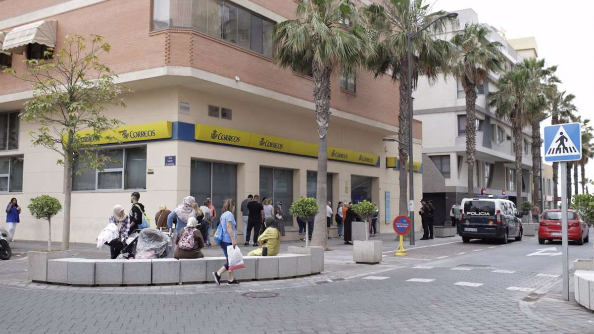 Una oficina de Correos en Melilla, donde se investiga la compra de votos.
