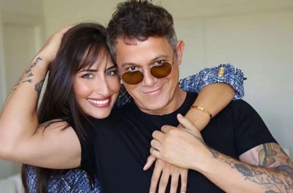 Alejandro Sanz y Rachel Valdés en una imagen de Instagram.