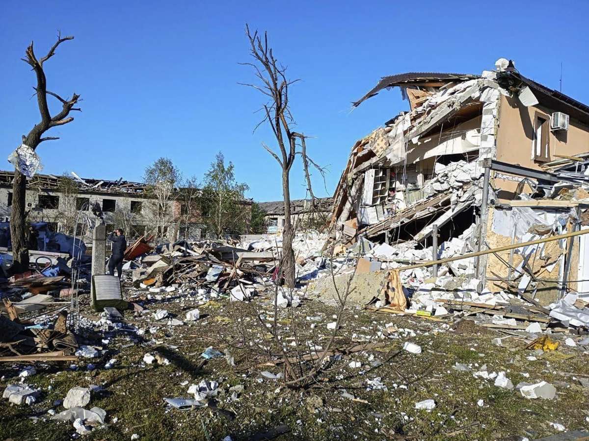 Foto tras un ataque ruso en Dnipro (Ucrania).