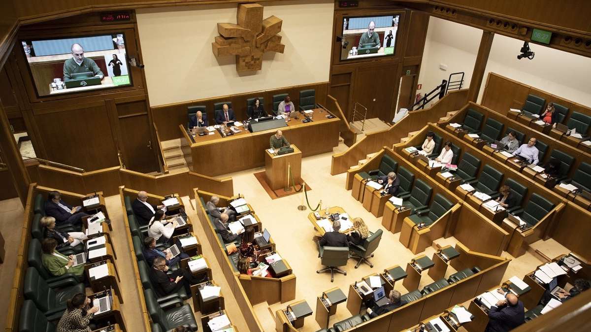 Imagen de archivo del Parlamento Vasco.