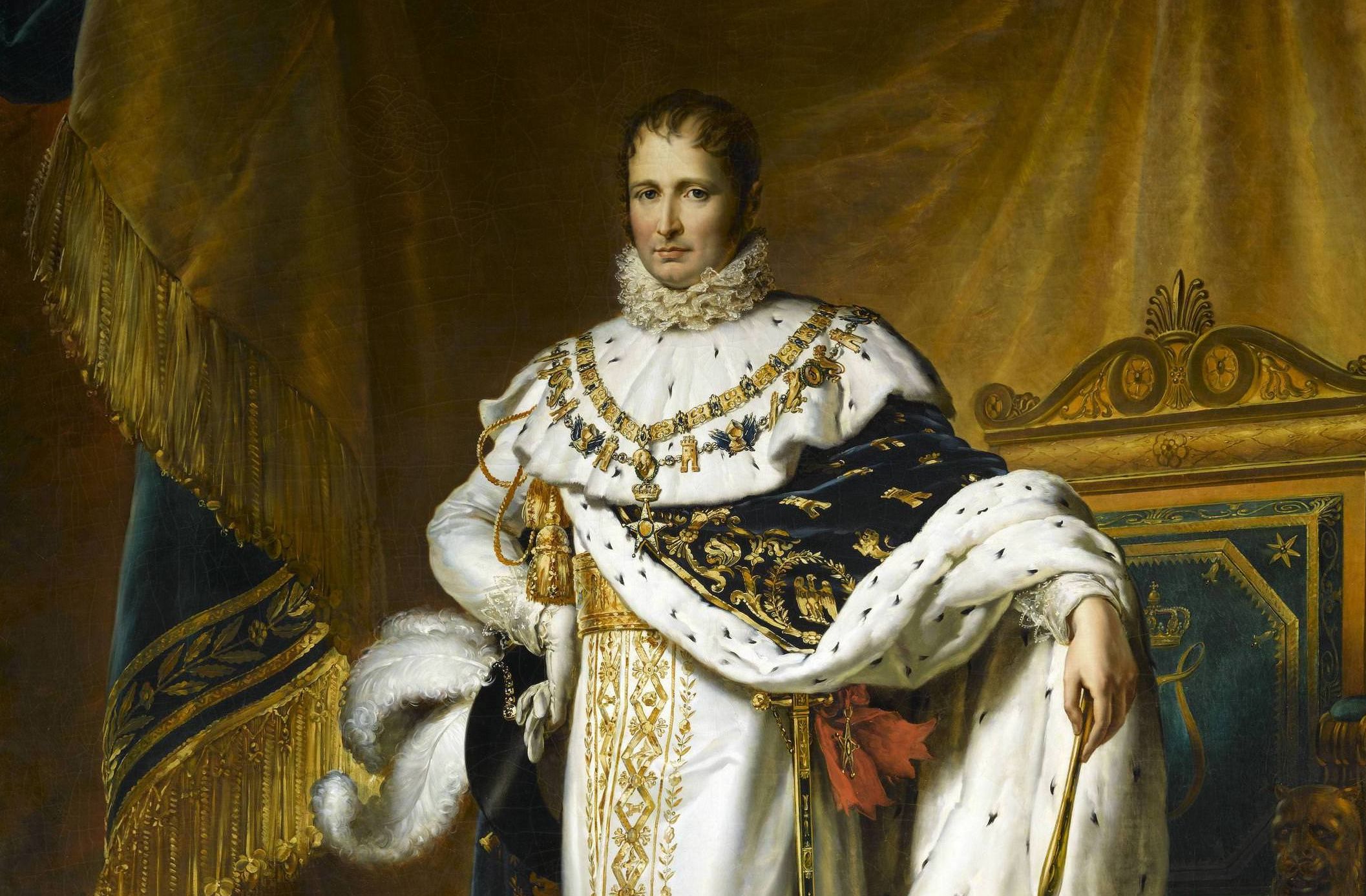 José Bonaparte como Rey de España, por François Gérard (c. 1808).