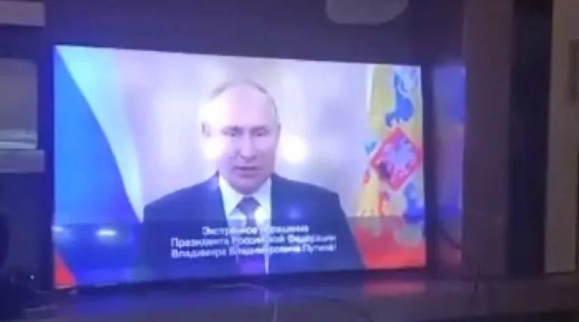 Pánico tras emitir varios medios rusos un discurso falso de Putin anunciando una invasión ucraniana