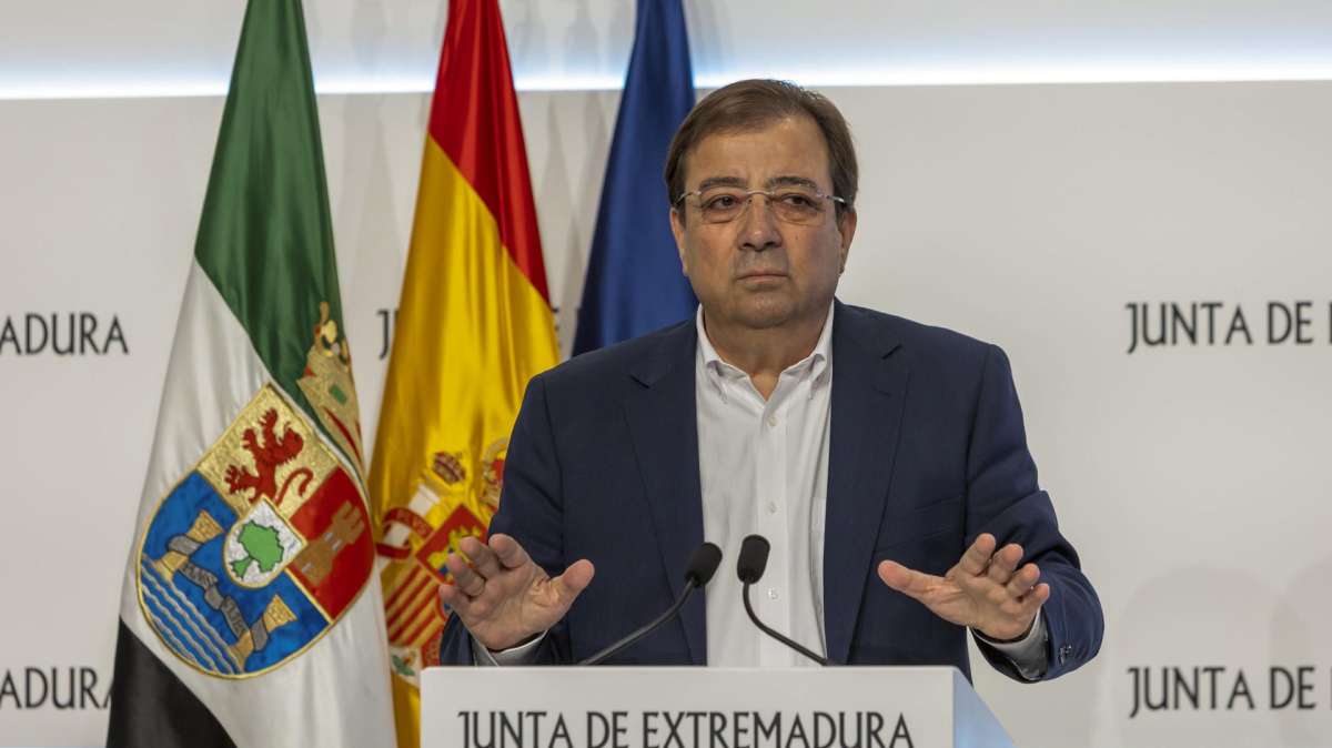 El presidente en funciones de la Junta de Extremadura, Guillermo Fernández Vara.