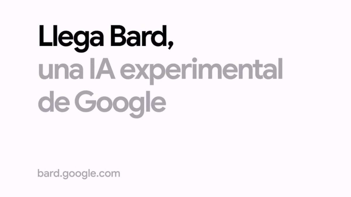 Bard, la IA de Google.