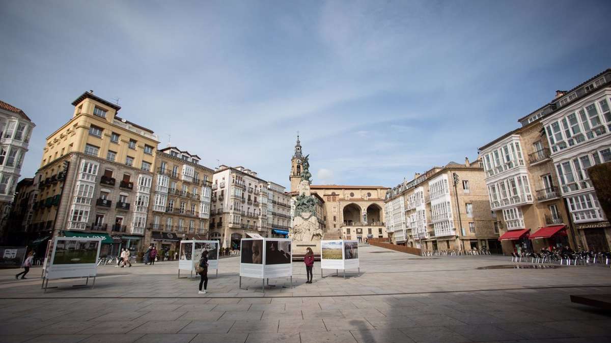 Plaza del Ayuntamiento de Vitoria.