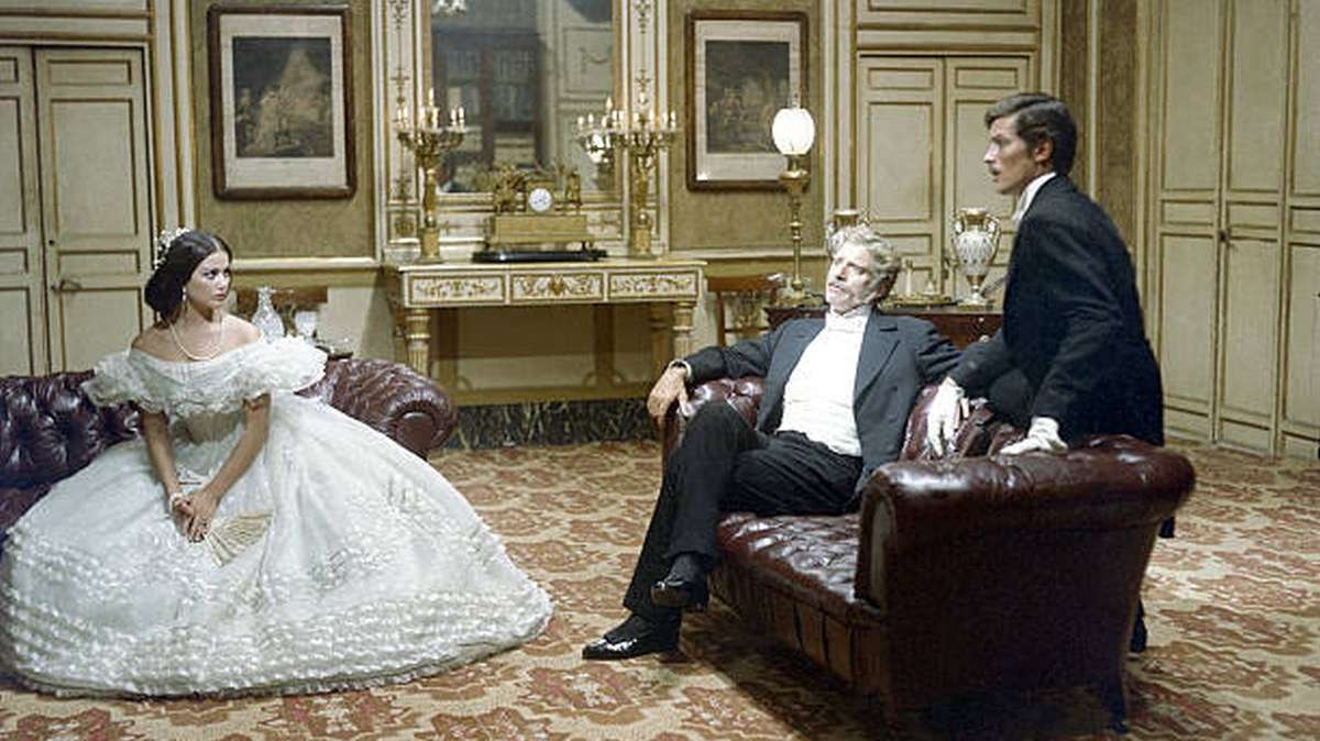 Claudia Cardinale, Burt Lancaster y Alain Delon en un fotograma de 'El Gatopardo'.