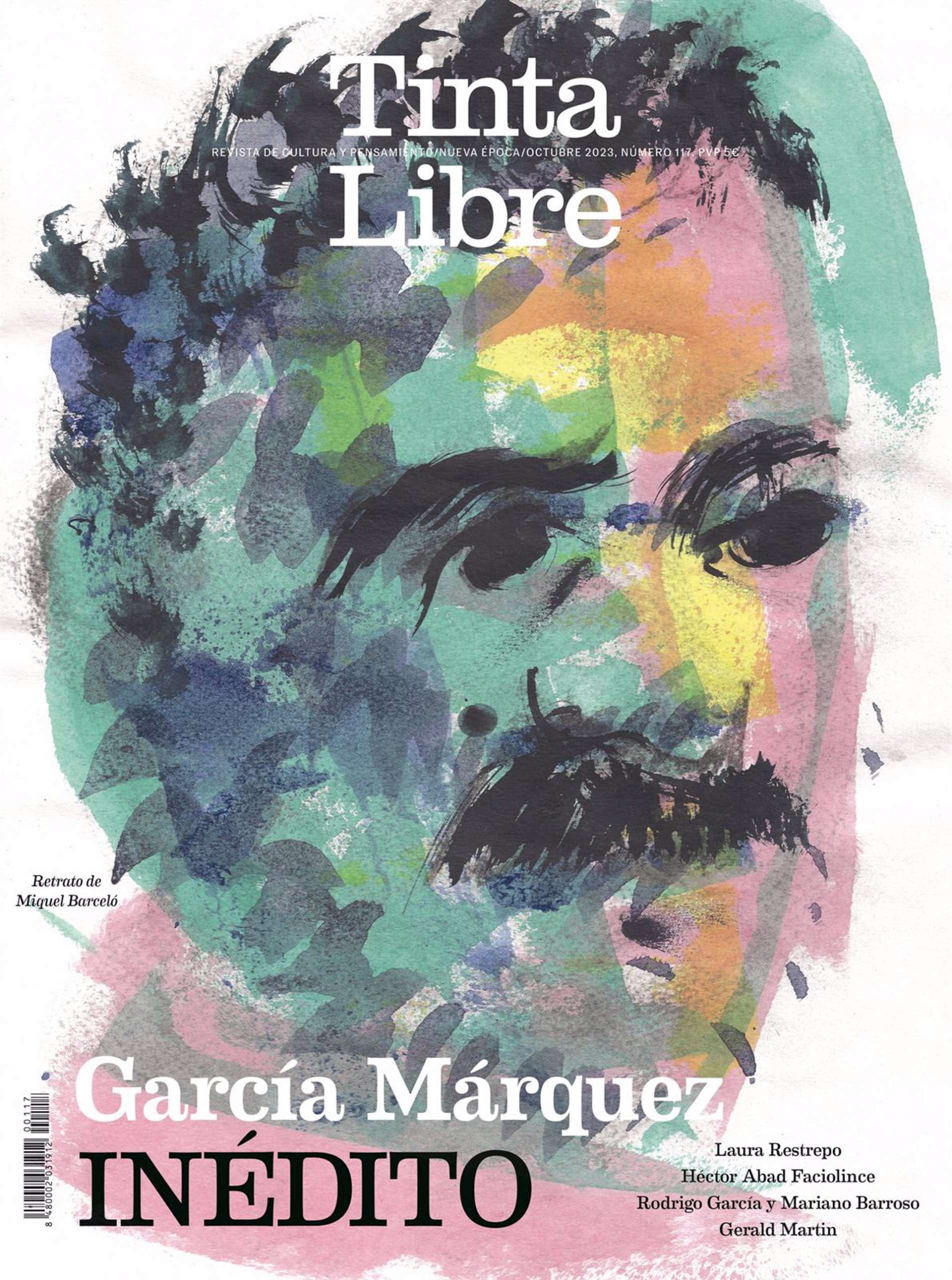 El primer número de la revista 'TintaLibre' se publica este lunes con una entrevista inédita a Gabriel García Márquez.