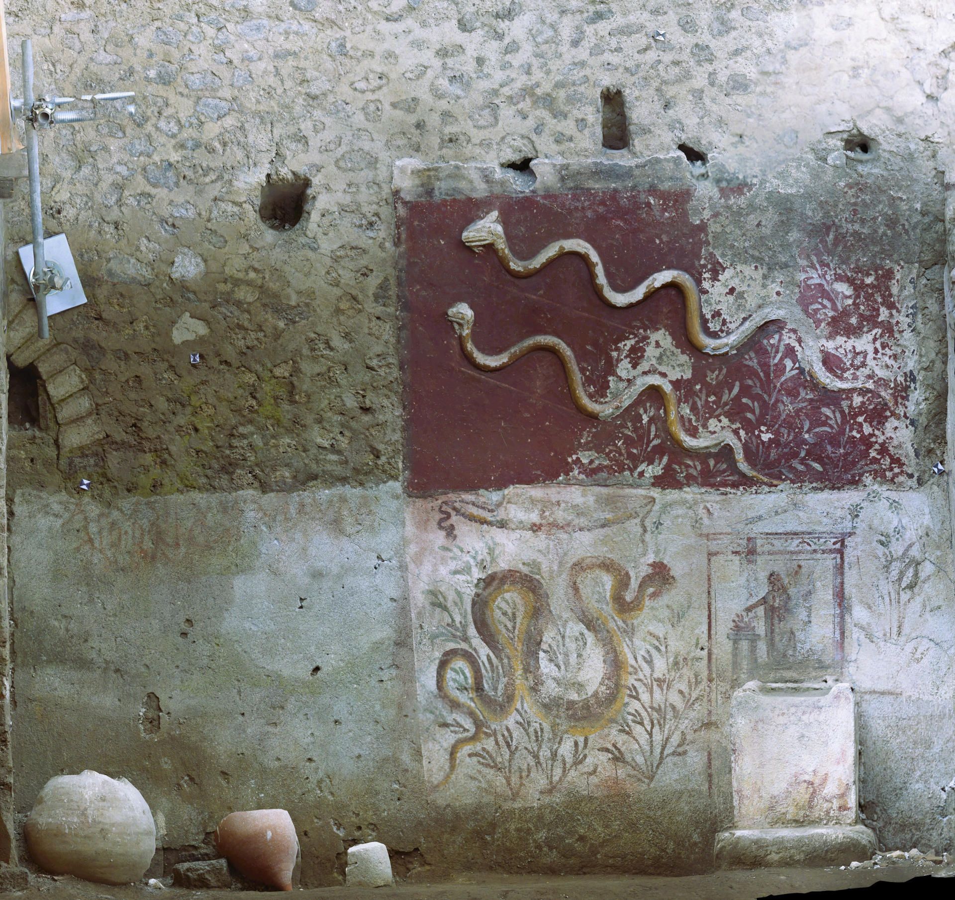 singular hallazgo en el área arqueológica de la ciudad destruida por el volcán Vesubio en el 79 d. C.