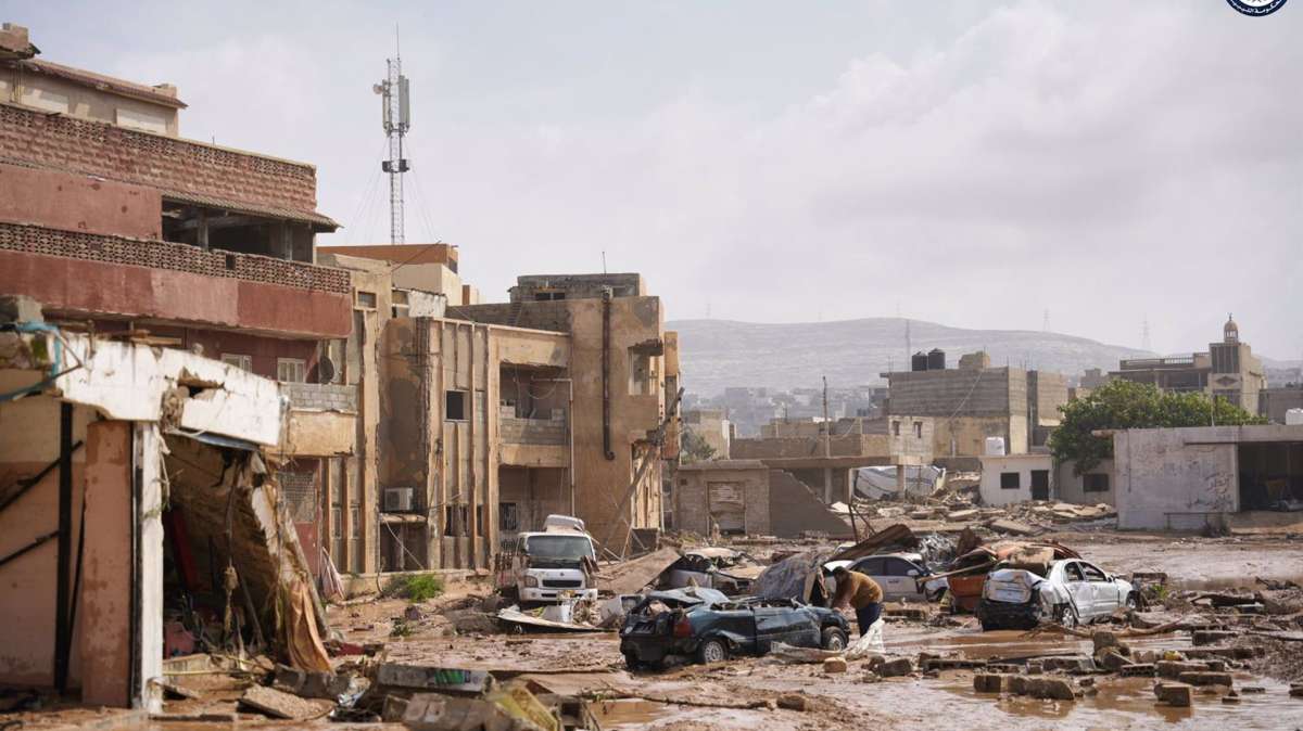 La destrucción provocada por el ciclón Daniel en Derna, Libia.