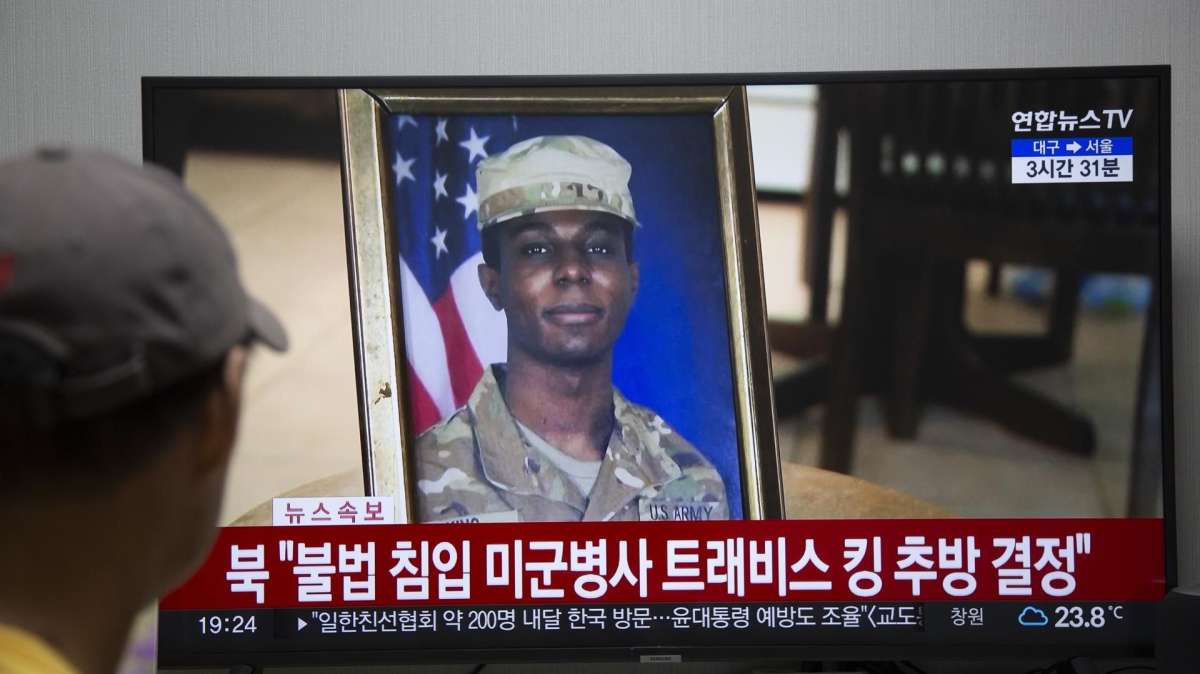 Las noticias sobre el soldado Travis King, en Seúl.