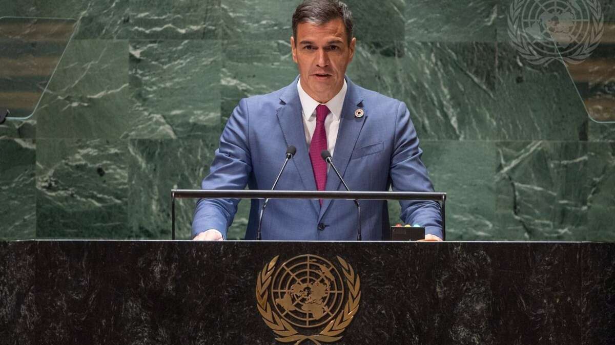 Pedro Sánchez en la ONU.