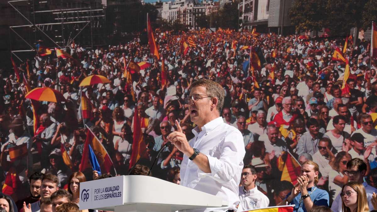 Feijóo: "Aunque me cueste la Presidencia del Gobierno, defenderé que España es un conjunto de ciudadanos libres e iguales"
