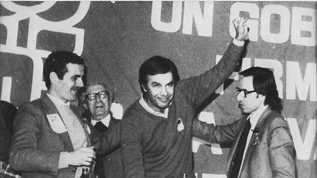 Imagen de Felipe González en el congreso de 1979.