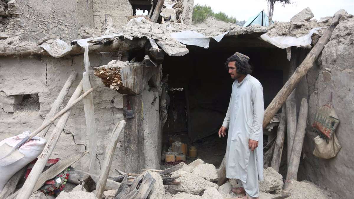 Imagen de archivo de un terremoto en Afganistán.