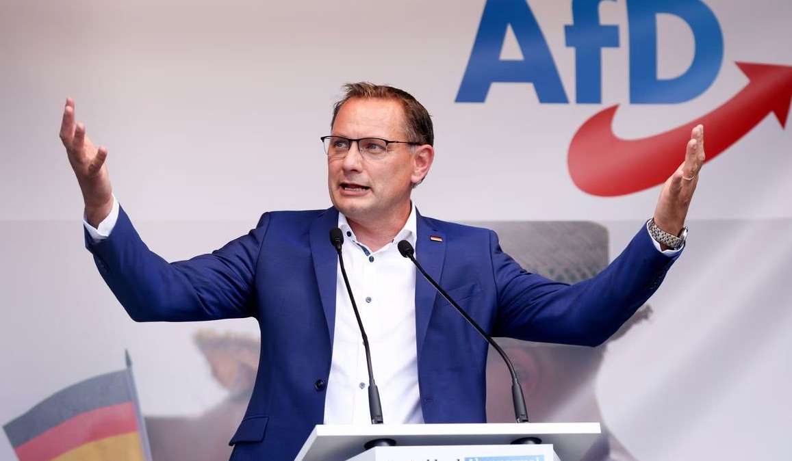El líder de la Alternativa para Alemania (AfD), candidato a las próximas elecciones federales, Tino Chrupalla.