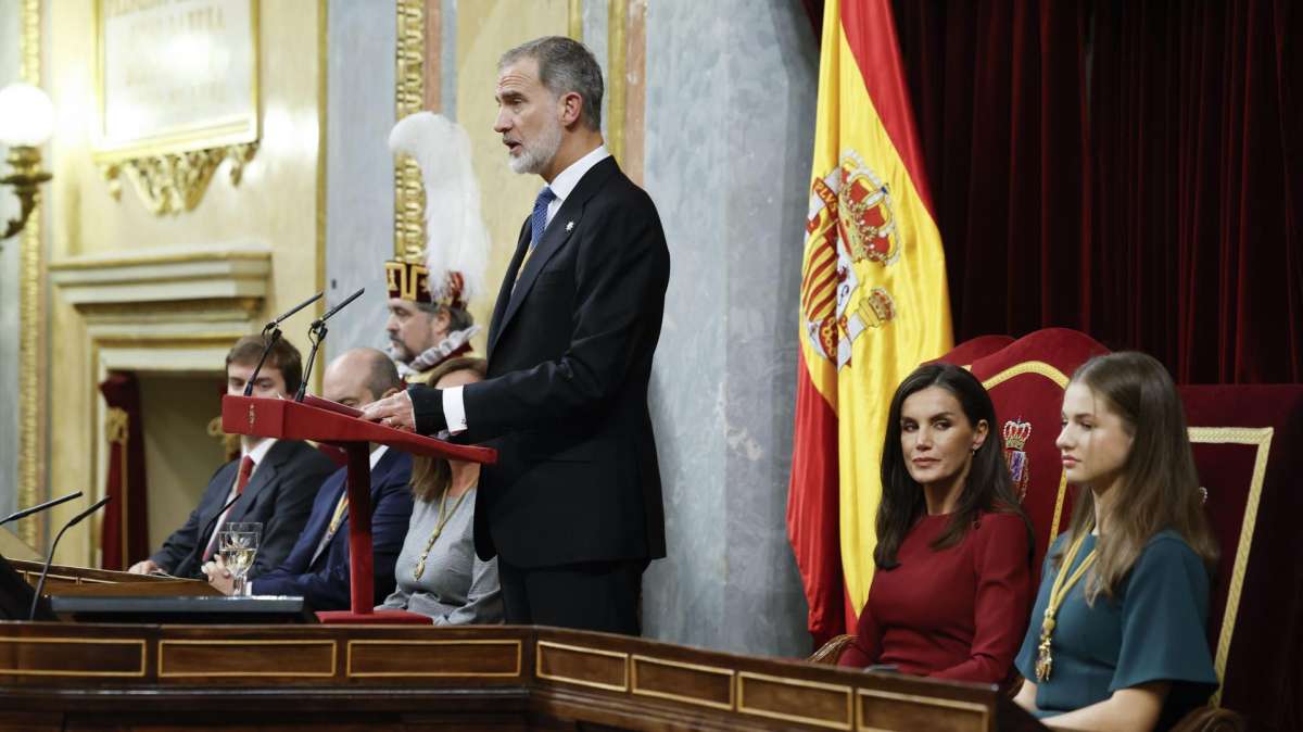 Felipe VI en el Congreso